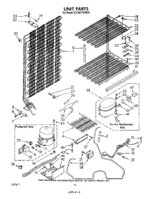 04 - Unit parts for Whirlpool Freezer EV190FXSW00 from AppliancePartsPros.com