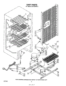 04 - Unit parts for Whirlpool Freezer EEV163FW2 from AppliancePartsPros.com