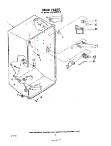 05 - Liner parts for Whirlpool Freezer EEV163FW2 from AppliancePartsPros.com