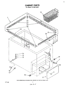 02 - Section parts for Whirlpool Freezer EH180FXLN2 from AppliancePartsPros.com