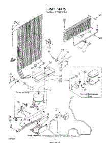 06 - Unit parts for Whirlpool Freezer EV15HEXPW0 from AppliancePartsPros.com