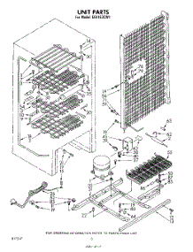 04 - Unit parts for Whirlpool Freezer EEV163CW1 from AppliancePartsPros.com