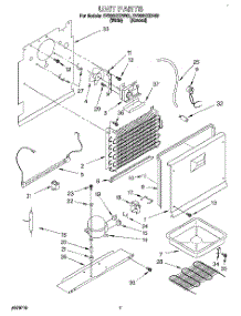 04 - Unit parts for Whirlpool Freezer EV200NXDN00 from AppliancePartsPros.com