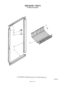 06 - Breaker parts for Whirlpool Freezer EEV163CW1 from AppliancePartsPros.com