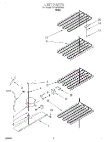 03 - Unit parts for Whirlpool Freezer TVF12FRGW03 from AppliancePartsPros.com