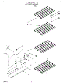 03 - Unit parts for Whirlpool Freezer TVF15FRGW03 from AppliancePartsPros.com