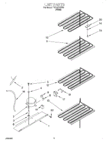 03 - Unit parts for Whirlpool Freezer TVF15FREW01 from AppliancePartsPros.com