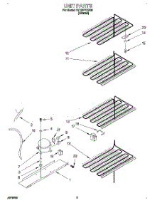 03 - Unit parts for Whirlpool Freezer EV120FXDN00 from AppliancePartsPros.com