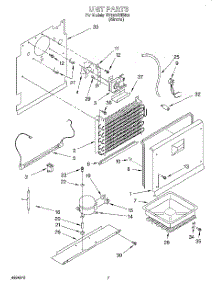 04 - Unit parts for Whirlpool Freezer EV150NXEN00 from AppliancePartsPros.com