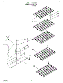 03 - Unit parts for Whirlpool Freezer EV200FXEN00 from AppliancePartsPros.com