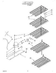 03 - Unit parts for Whirlpool Freezer EV200FXEN01 from AppliancePartsPros.com
