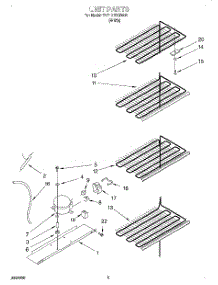 03 - Unit parts for Whirlpool Freezer TVF12FRGW02 from AppliancePartsPros.com