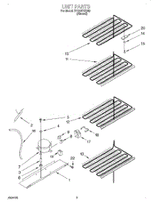 03 - Unit parts for Whirlpool Freezer EV150FXEN02 from AppliancePartsPros.com