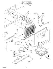 04 - Unit parts for Whirlpool Freezer SVF15NRHW01 from AppliancePartsPros.com