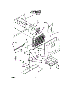04 - Unit parts for Whirlpool Freezer EV150NXEN01 from AppliancePartsPros.com