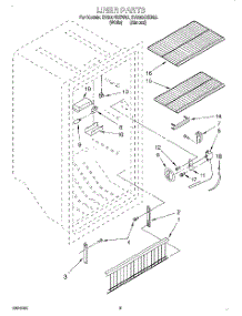 02 - Liner parts for Whirlpool Freezer EV200NXEN02 from AppliancePartsPros.com