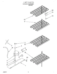 03 - Unit parts for Whirlpool Freezer EV150FXEN00 from AppliancePartsPros.com