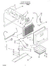 04 - Unit parts for Whirlpool Freezer EV200NXGW01 from AppliancePartsPros.com