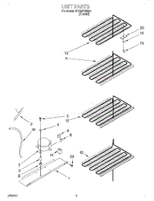 03 - Unit parts for Whirlpool Freezer EV150FXEN03 from AppliancePartsPros.com