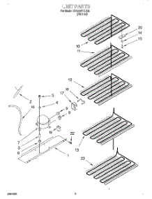 03 - Unit parts for Whirlpool Freezer EV200FXEN02 from AppliancePartsPros.com