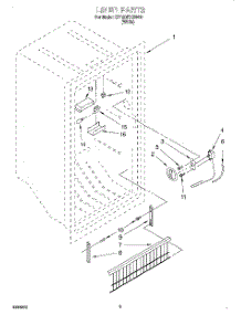 02 - Liner, Lit / Optional parts for Whirlpool Freezer EV150FXGW00 from AppliancePartsPros.com