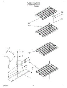 03 - Unit parts for Whirlpool Freezer EV120FXEN02 from AppliancePartsPros.com