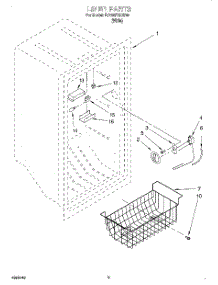 02 - Liner parts for Whirlpool Freezer EV150FXGW08 from AppliancePartsPros.com