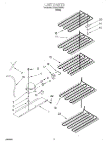 03 - Unit parts for Whirlpool Freezer EV200FXGW01 from AppliancePartsPros.com