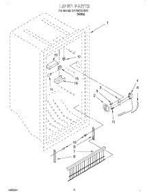 02 - Liner, Optional parts for Whirlpool Freezer EV150FXGW05 from AppliancePartsPros.com