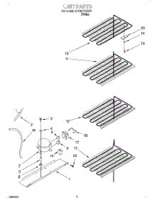 03 - Unit parts for Whirlpool Freezer EV120FXGW07 from AppliancePartsPros.com