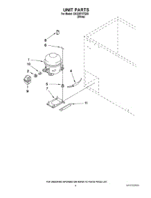 03 - Unit Parts parts for Whirlpool Freezer EH225FXTQ00 from AppliancePartsPros.com