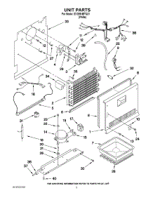 03 - Unit Parts parts for Whirlpool Freezer EV209NBTQ01 from AppliancePartsPros.com
