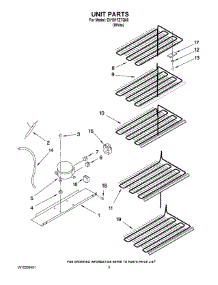 03 - Unit Parts parts for Whirlpool Freezer EV181FZTQ00 from AppliancePartsPros.com
