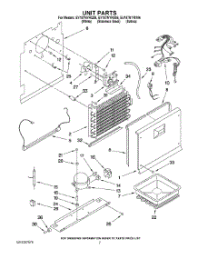 04 - Unit Parts parts for Whirlpool Freezer EV187NYRV06 from AppliancePartsPros.com