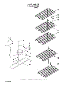 03 - Unit Parts parts for Whirlpool Freezer EV161FZTQ00 from AppliancePartsPros.com
