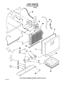 04 - Unit Parts parts for Whirlpool Freezer EV120NXRQ00 from AppliancePartsPros.com