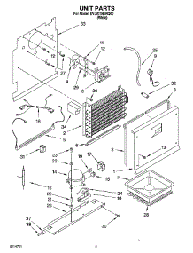 03 - Unit Parts parts for Whirlpool Freezer EVL201NXRQ00 from AppliancePartsPros.com