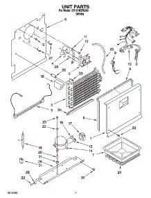 04 - Unit Parts, Optional Parts (Not Included) parts for Whirlpool Freezer EV181NZRQ00 from AppliancePartsPros.com