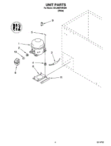 03 - Unit Parts, Optional Parts (Not Included) parts for Whirlpool Freezer EHL090FXRQ00 from AppliancePartsPros.com