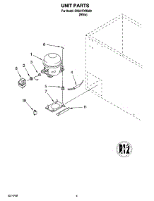 03 - Unit Parts, Optional Parts (Not Included) parts for Whirlpool Freezer EH221FXRQ00 from AppliancePartsPros.com