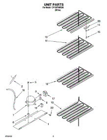 03 - Unit Parts parts for Whirlpool Freezer EV120FXMQ06 from AppliancePartsPros.com