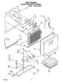 04 - Unit Parts, Parts Not Illustrated parts for Whirlpool Freezer EV171NYMS03 from AppliancePartsPros.com