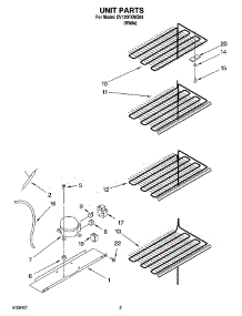 03 - Unit Parts parts for Whirlpool Freezer EV120FXMQ04 from AppliancePartsPros.com