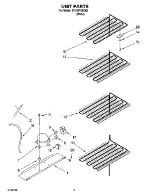 03 - Unit Parts parts for Whirlpool Freezer EV120FXMQ05 from AppliancePartsPros.com