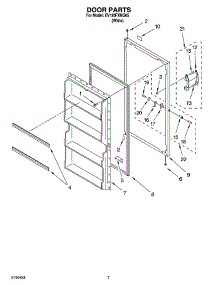 04 - Door Parts, Optional Parts (Not Included) parts for Whirlpool Freezer EV120FXMQ05 from AppliancePartsPros.com