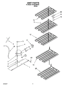03 - Unit Parts parts for Whirlpool Freezer EV200FXMQ03 from AppliancePartsPros.com