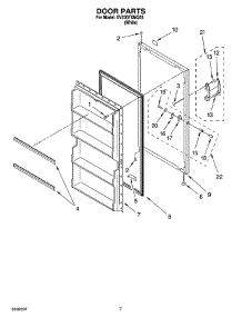 04 - Door Parts, Optional Parts (Not Included) parts for Whirlpool Freezer EV200FXMQ03 from AppliancePartsPros.com