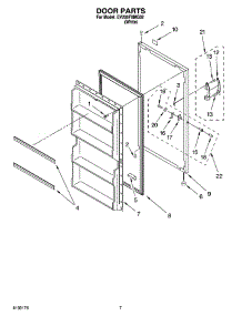04 - Door Parts, Optional Parts (Not Included) parts for Whirlpool Freezer EV200FXMQ02 from AppliancePartsPros.com