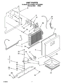 04 - Unit Parts, Parts Not Illustrated parts for Whirlpool Freezer EV171NYMQ01 from AppliancePartsPros.com