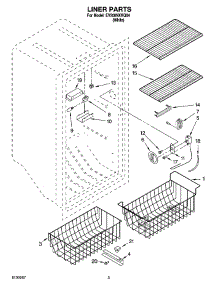 02 - Liner Parts parts for Whirlpool Freezer EV200NXKQ04 from AppliancePartsPros.com